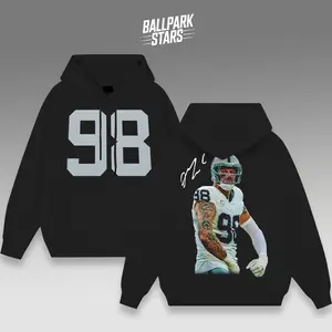 Maxx Crosby Cotton Prenium Hoodie, National Football League Fans Apparel, The Raiders Team Game Day Outfits, American Football Graphic Shirt, Gift For Football Fans