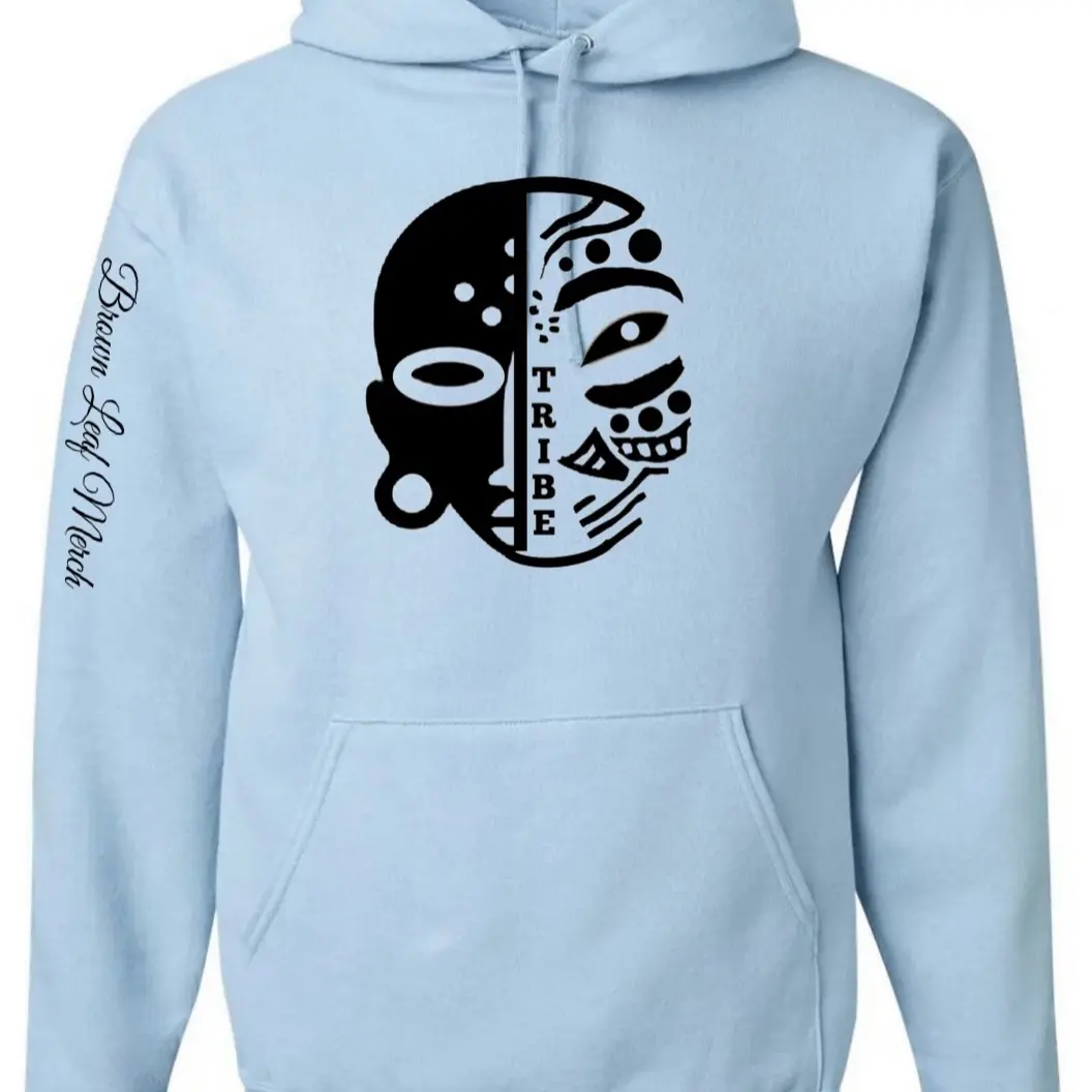 Tribe Men's Hoodie - [SIZES Small - 4 XL (add color & size in notes)] ALL SIZES ARE MENS SIZES  INSTRUCTIONS: 1. Click BUY NOW 2. Add color and/or size in NOTES hyperlink 3. See pic illustration