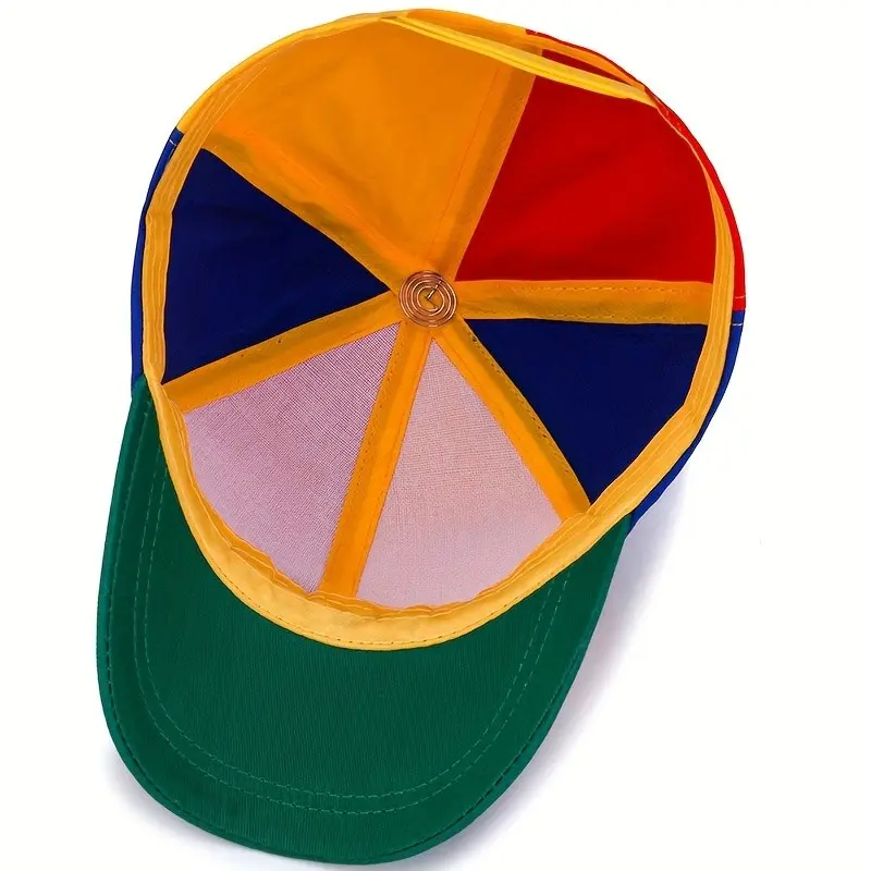 Multicolor Propeller Windmill Hat, Fun Crazy Baseball Cap