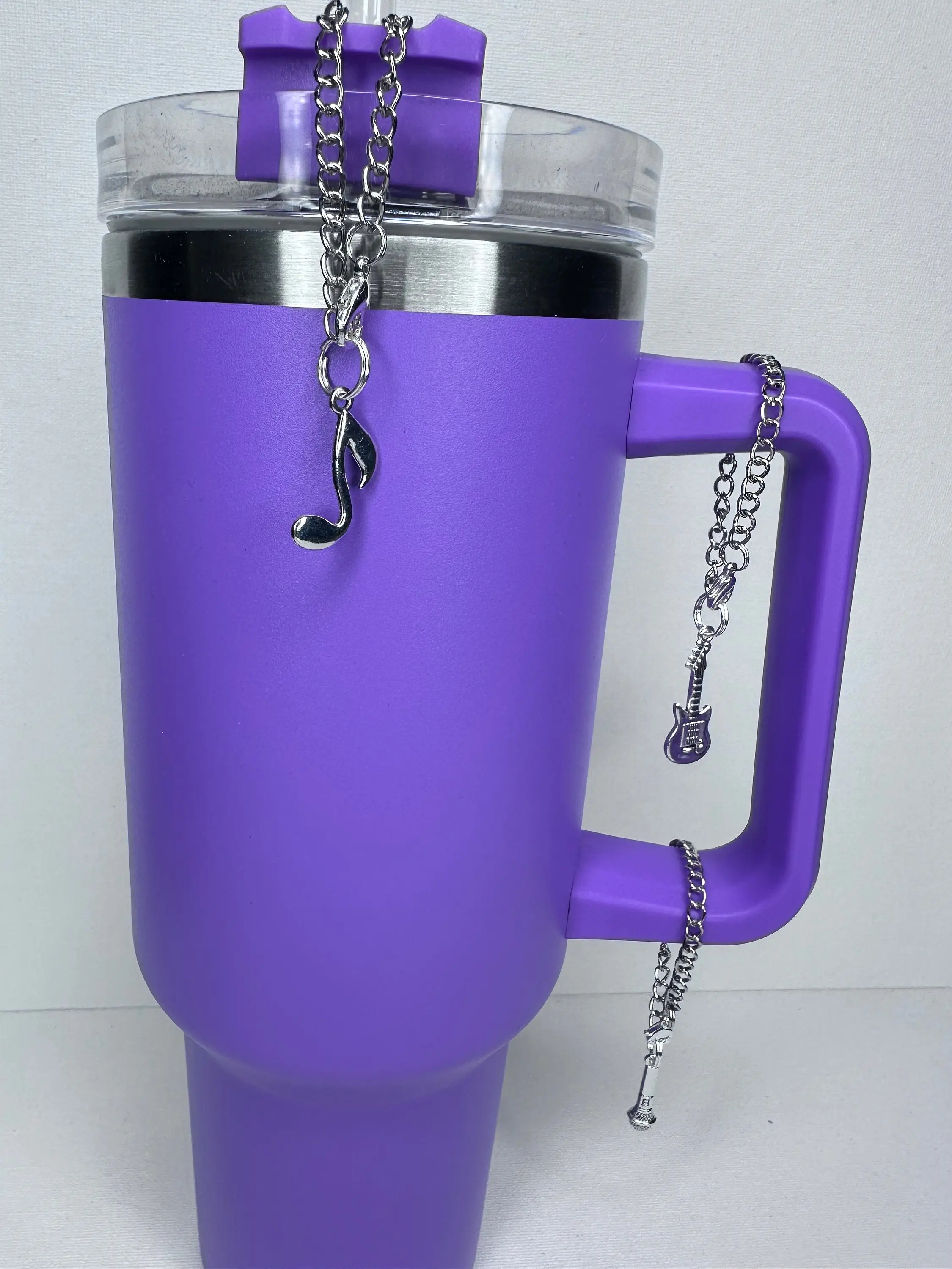 Music Charms Tumbler Stanley Cup Handle Accessories Drinkware