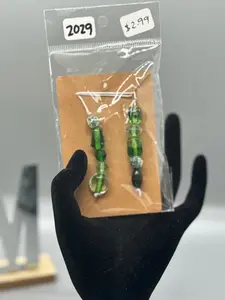 Large Handmade Beaded Bookmark – Unique Reader Gift # 2029