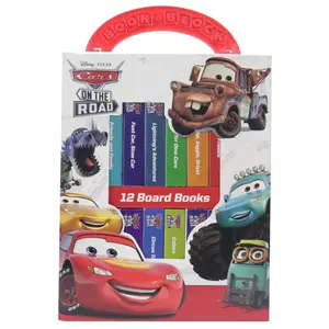 Disney Pixar Cars My First Library 12-Book Board Set Featuring Lightning McQueen Mater & More First Words Alphabet Numbers Educational Gifts for Toddlers