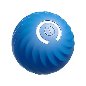 Automatic Rolling Treat Dispensing Dog Toy Interactive Smart Leak Food Ball Electric Moving Puzzle Enrichment Toy for Small Medium Large Dogs