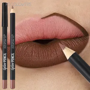 1PC Matte Nude Lip Liner Shade All-in-One Matte Nude Lip Liner - High-Pigmentation Long-Lasting Waterproof Gel/Pencil Formula, Natural Nude Pink/Beige/Clear Lip Pencil for Precise Lip Line, Lip Glossy Effect, Smooth Application, Multi-Color Options