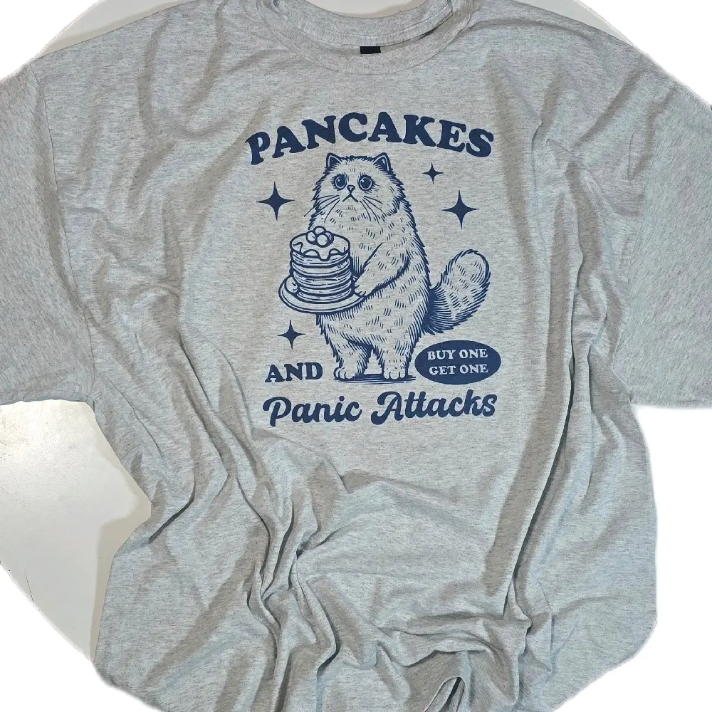 Pancakes and panic attacks Graphic Tee or Sweatshirt