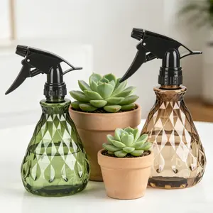2 Pcs Spray Bottles, 500 ml/17 oz Empty Water Spray Bottle, Plastic Reusable Adjustable Mist Sprayer Squirt Bottles Containers Refillable for Cleaning Solutions, Gardening, Plants