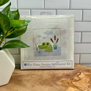 Marsh Gator Needlepoint Kit