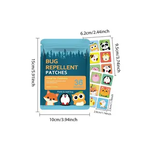 1pc Gentle Herbal Body Care Patch, Waterproof, Refreshing, Portable Skin Care Patch for Home & Travel