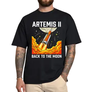 Artemis II Back to the Moon Shirt - Official Style NASA Rocket Launch Tee - SLS Moon Mission Space Graphic T-Shirt