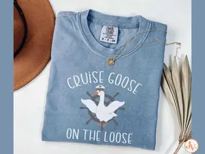 Funny Cruise Shirt, Silly Goose Cruise Sweatshirt, Comfort Colors Cruise T-Shirt, Matching Cruise Vacation Shirts, Cruising Gift For Cruiser
