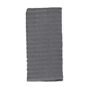 212 MAIN Kay Dee 6662217 Ribbed Graphite Cotton Absorbent Reusable Cleaning Cloth, Ideal for Home Cleaning Products, Pack of 6, Reusable Cleaning Cloths