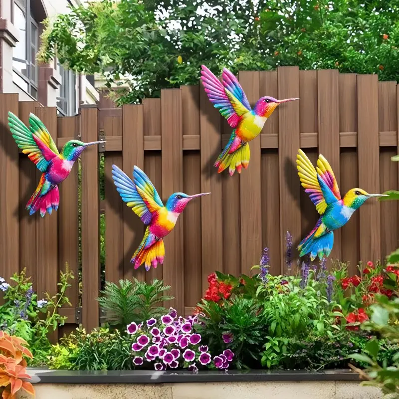 Vibrant Colors Set of 4 Pieces, Brightly Colored Items, Perfect for Adding Pop to Your Collection, Ideal for Decorative Use, Wind Spinner