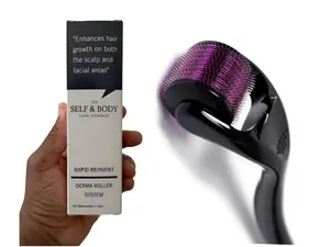 1.5mm Derma roller | best hair growth solution | super fast result | balding, alopecia, beard growth, reduce big forehead. gift for men,gift for women Hairline Comfort Body Care