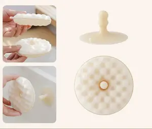 Kitchen Double-Sided Sponge Scrubber with Suction Cup, Loofah-Style Home Cleaning Cloth