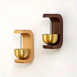2 pieces of door-swinging wind chimes - door entry reminder bells - doorbell chimes for entry - dopamine door hangers - gift for housewarming or birthday