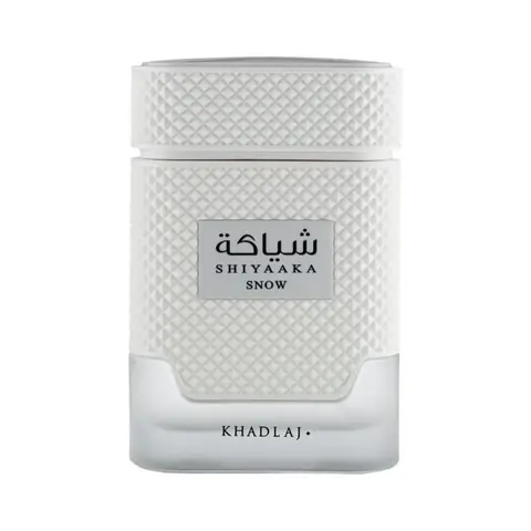 Khadlaj Shiyaaka Snow for Men Eau de Parfum Spray, 3.4 Ounce