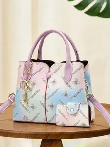 Women's Gradient Color Satchel Bag, Large Capacity Commuter Shoulder Crossbody Bag, Perfect Gift for Birthday, Valentine's Day, Mother's Day