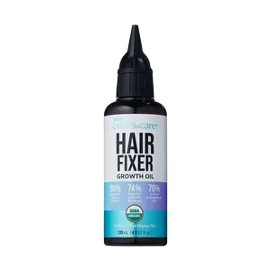 Kiss Colors & Care Healthy Hair Fixation Trio - Hair Fixer Growth Oil | Hair Growth Serum, 100% Natural Oils, USDA Organic, Hair Care