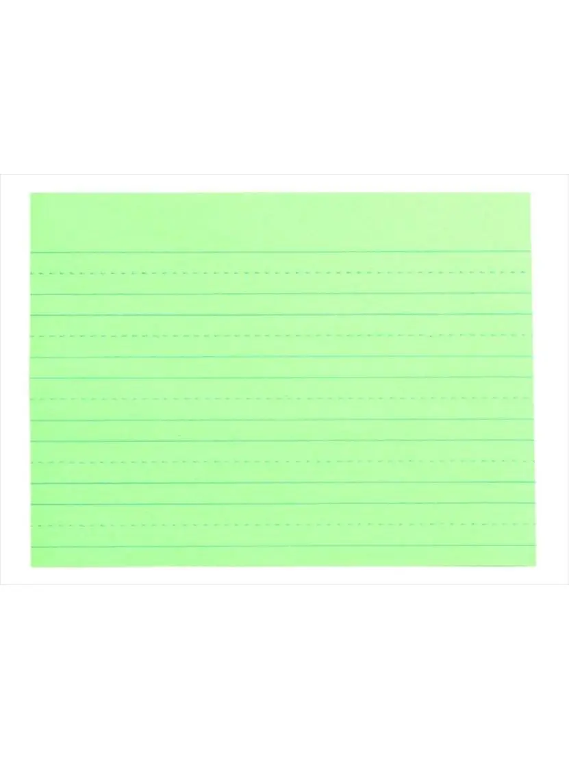 Green Newsprint Practice Paper, 12x9 in Skip Ruling Practice Sheet