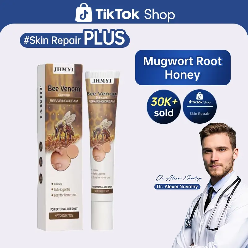 Moisturizing Skin Repair Cream with Mild Herbal Formula for Face and Body, Portable & Skin-Friendly, Prop 65 Safe, Facial & Body Care