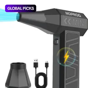 Portable Car Air Duster, 110,000 RPM 3-Gear Adjustable Electric Air Blower, Rechargeable Car Blowing Snow Tool, Professional Car Cleaning Tool, Car Accessories, Cordless Blower #GLOBAL PICKS