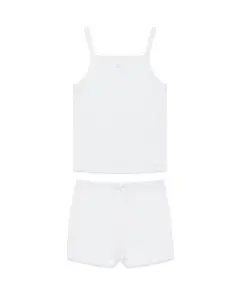 The Organic Cami and Short Set [White]
