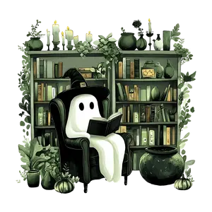 Green Book Ghost DTF Transfer