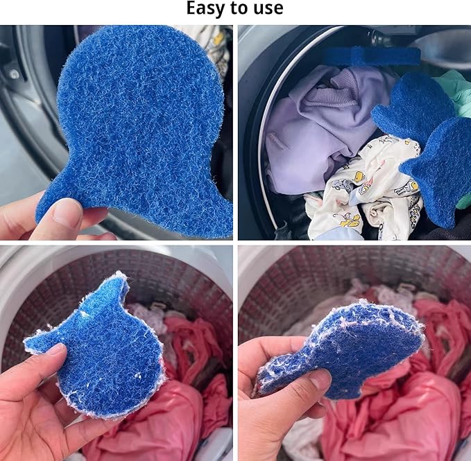 Pet Hair Remover for Laundry 6 Pack Cat Dog Hair Remover Reusable for Washing Machine Microfiber Soft Hooks Durable Non-Toxic Chemical-Free Cleaning - Lint Pet Hair Remover for Laundry 6 Pack Cat Dog Hair Remover Reusable for Washing Machine Microfiber Soft Hooks Durable Non-Toxic Chemical-Free Cleaning - Lint