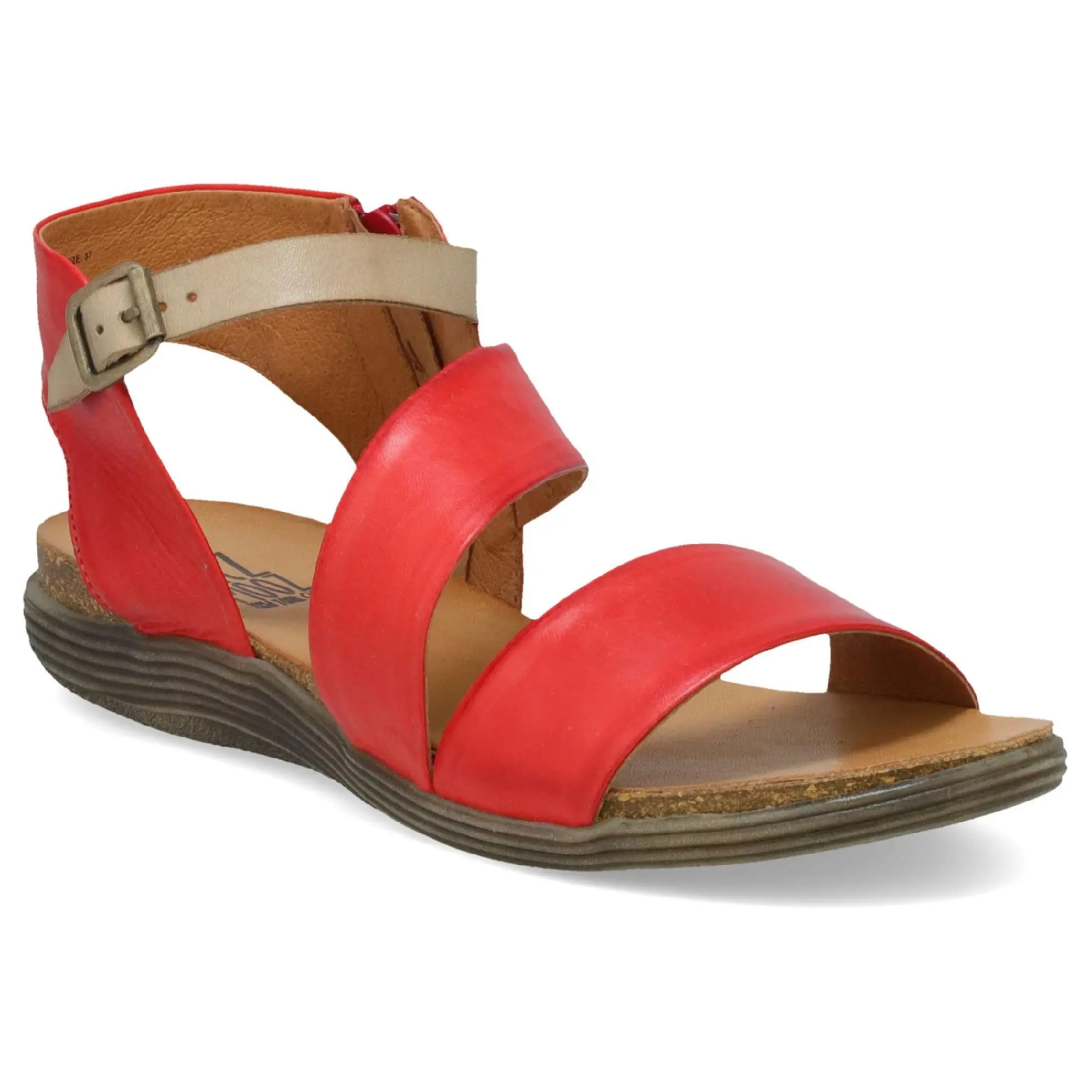 Miz Mooz leather Adjustable Sandals - Meadow
