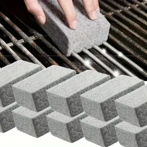 1-10PCS Grill Cleaning Brick Pumice Stone Heat Resistant Outdoor Kitchen Barbecue Rack Cleaner BBQ Tools Accessories