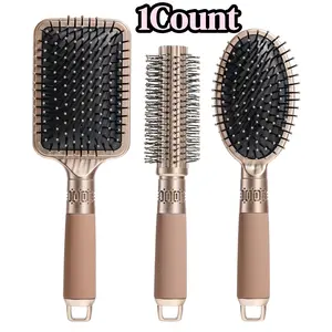 Anti-Tangle Nylon Comb, Fine-Tooth Hair Brush Set, Blow Dry Comb Kit, Suitable for Women, Men, Kids, Beauty Tool, Styling Tool