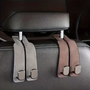 4 Pack Car Seat Headrest Hooks, Hidden Design, Suitable for Various Cars, Perfect for Christmas, Halloween, Valentine's Day, Home Parties