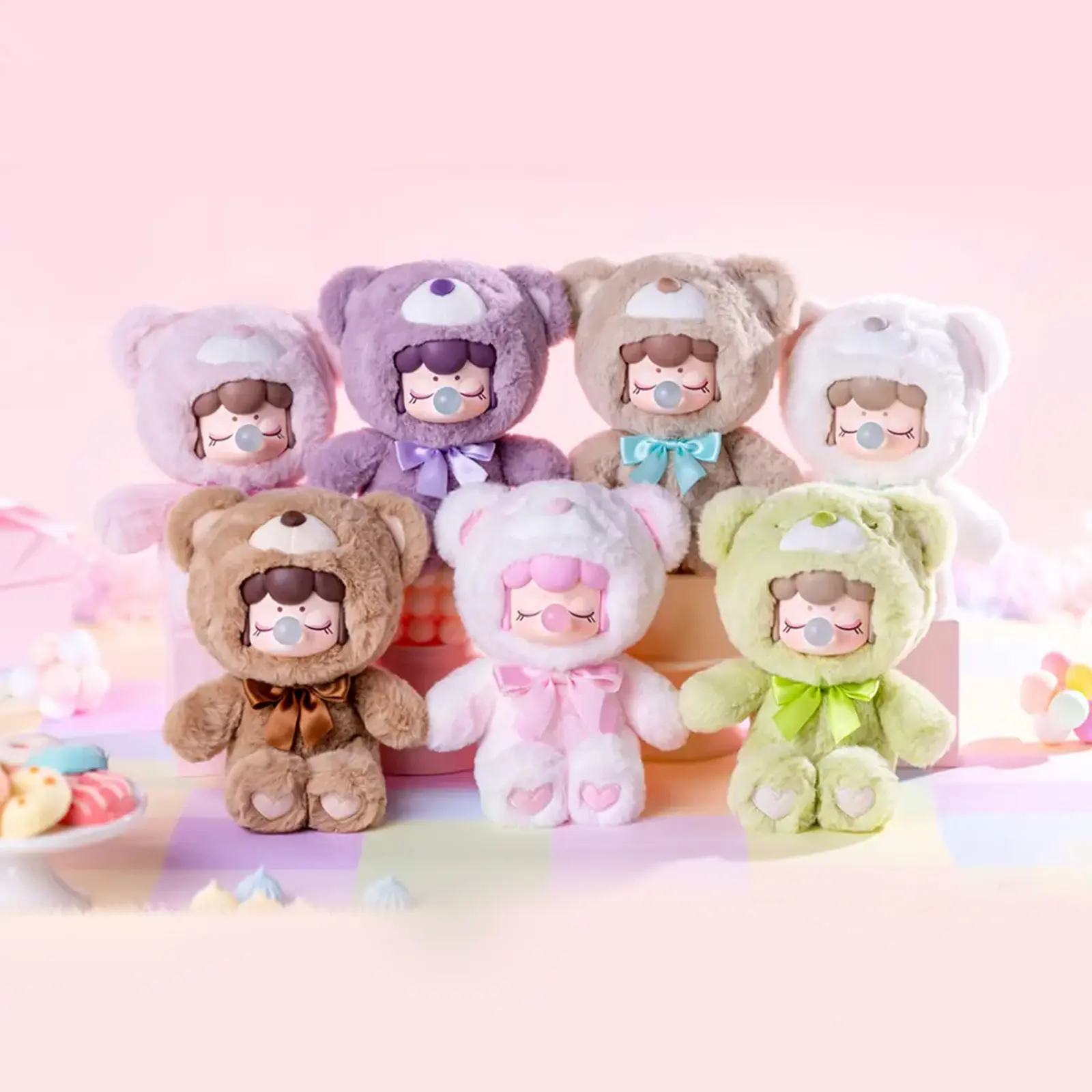 Nanci Colorful Chocolate Cutie Bears Series Plush Blind Box