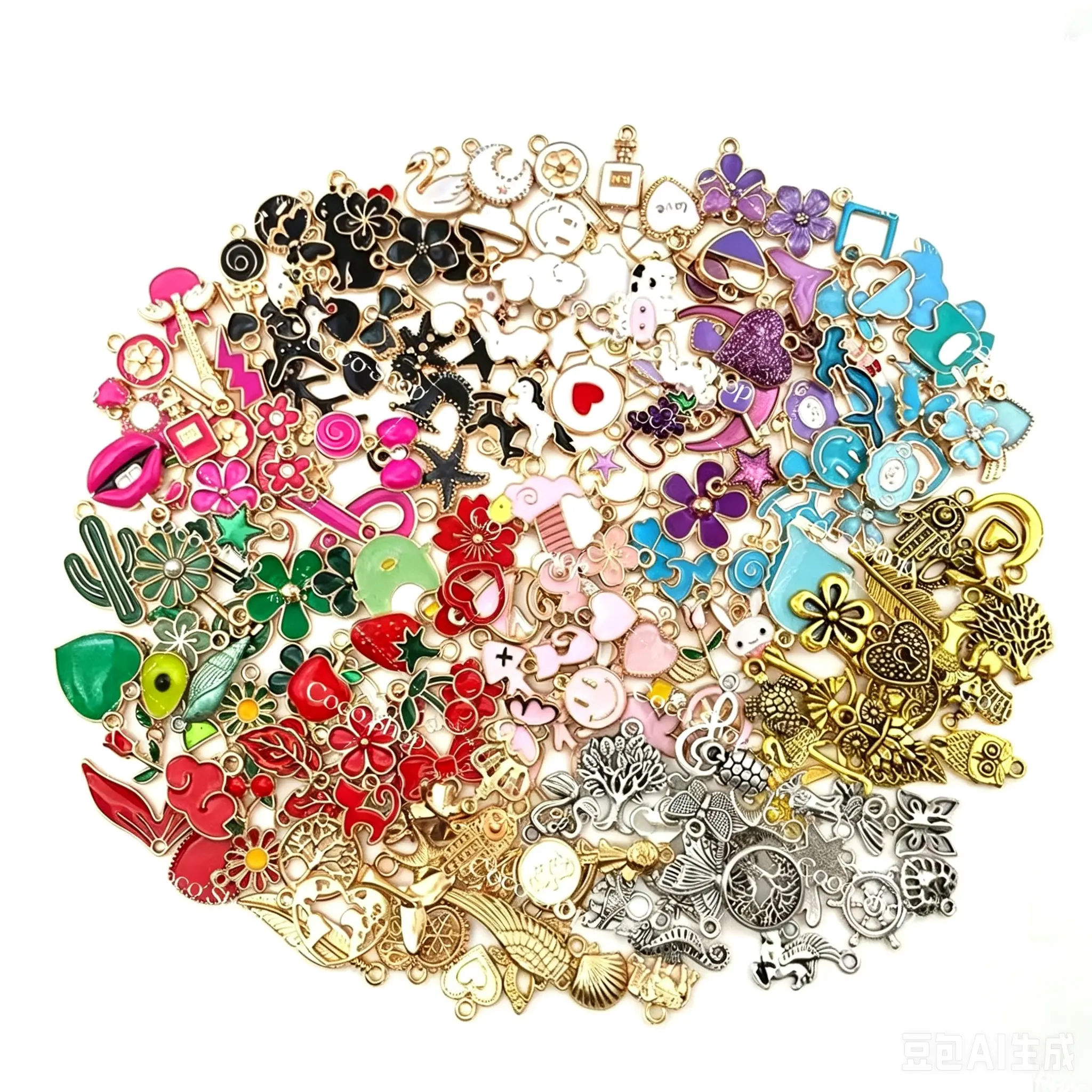 #CocoShop02 Shovel Accessories (Shovel in Live) Charms Spacers Frames Flower Caps