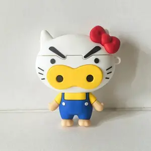 1 piece of butterfly shaped pig shaped earphone protective case, durable silicone earphone case with anti drop function, Apple wireless Bluetooth earphone case, suitable for AirPods 1/2/3/4/pro/pro2/pro3