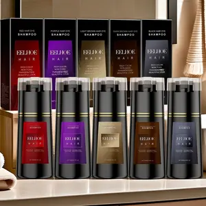 Korean Hair Dye Shampoo with Ginseng & Seed Oil, Korean Haircare, Nourishing & Gentle Formula, Non-Irritating Scalp Care, Herbal Essence Treatment, Moisture Hair, Natural Shampoo