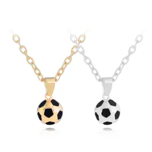 Men's Personalized Creative Cool Football Pendant Necklace Fashion Niche Punk Sports Series Jewelry