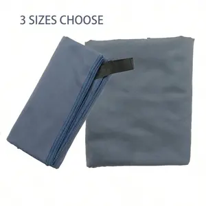 3 Pieces Green/Orange/Light Blue/Dark Blue/Charcoal Gray Solid Color Double-Sided Flannel Microfiber Bathrobe - Quick-Drying, Super Absorbent, Soft, Oversized, Lightweight, Stylish, Suitable for Home, Travel, Gym, Beach, etc., Easy to Clea