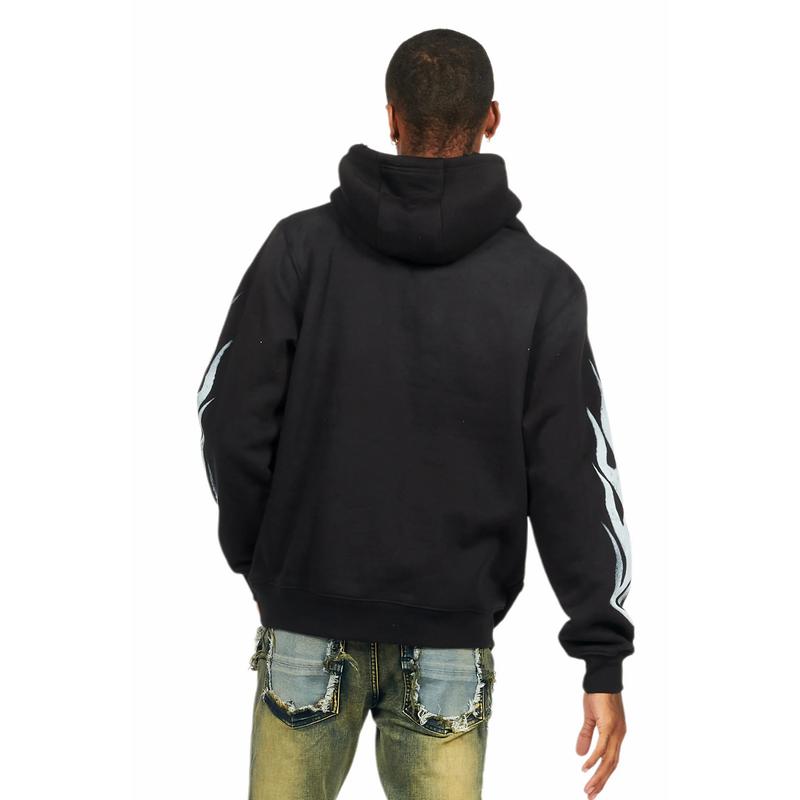 Banyan Black Graphic Hoodie