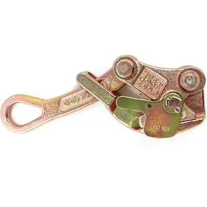 2 T Cable Grip Wire Grip Steel Rope Jaw Puller for Wire Rope, Pulling 4408 Lbs
