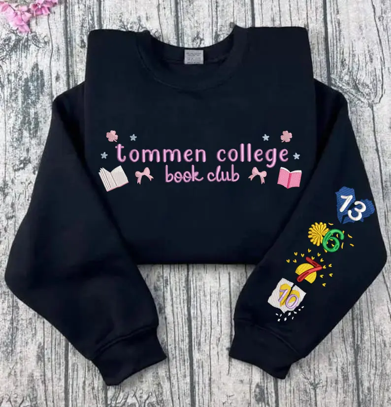 Boys of Tommen Binding 13 Joey Lynch Embroidered Sweatshirt And Hoodie, Tommen College Crewneck, Chloe Walsh Book Merch, Bookish Gift