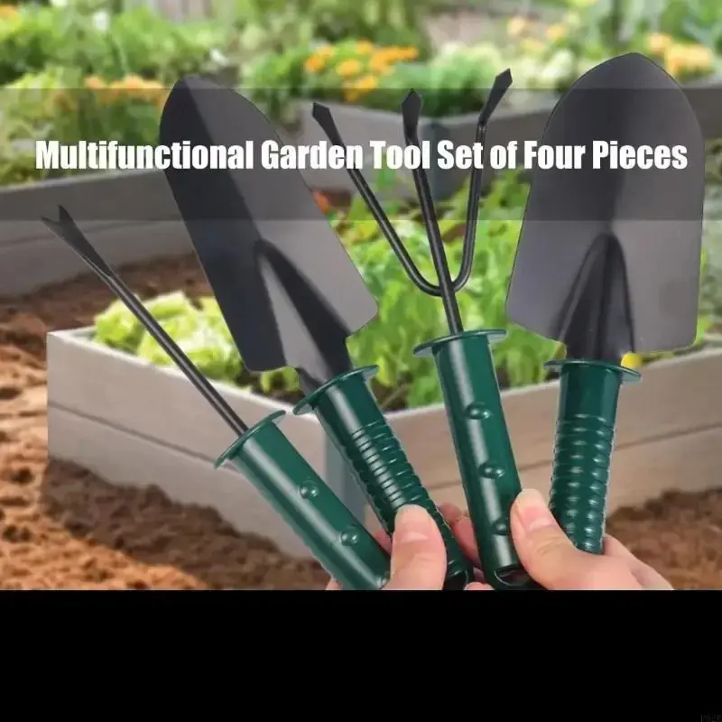 Gardening Shovel Household Flower Planting Tool Transplanting Weeding Digging & Planting in Various Environments Handle Durable Metal Shovel