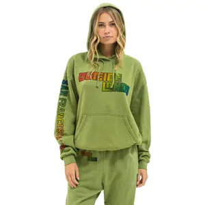 OUTSIDE LANDS 2025 RELAXED PULLOVER HOODIE - JUNGLE GREEN