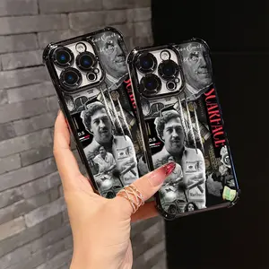 Narcos TV Series Pablos Escobars Protective Phone Case Suitable for iPhone 17 16e 16 15 14 13 12 11 Mini Pro Max Air X XR XSMAX 8 7 Plus Anti Fall Shockproof Transparent Soft Back Cover