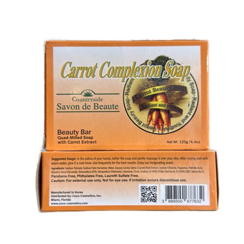 4 pcs Carrot Complexion Soap 125g each total 500g.