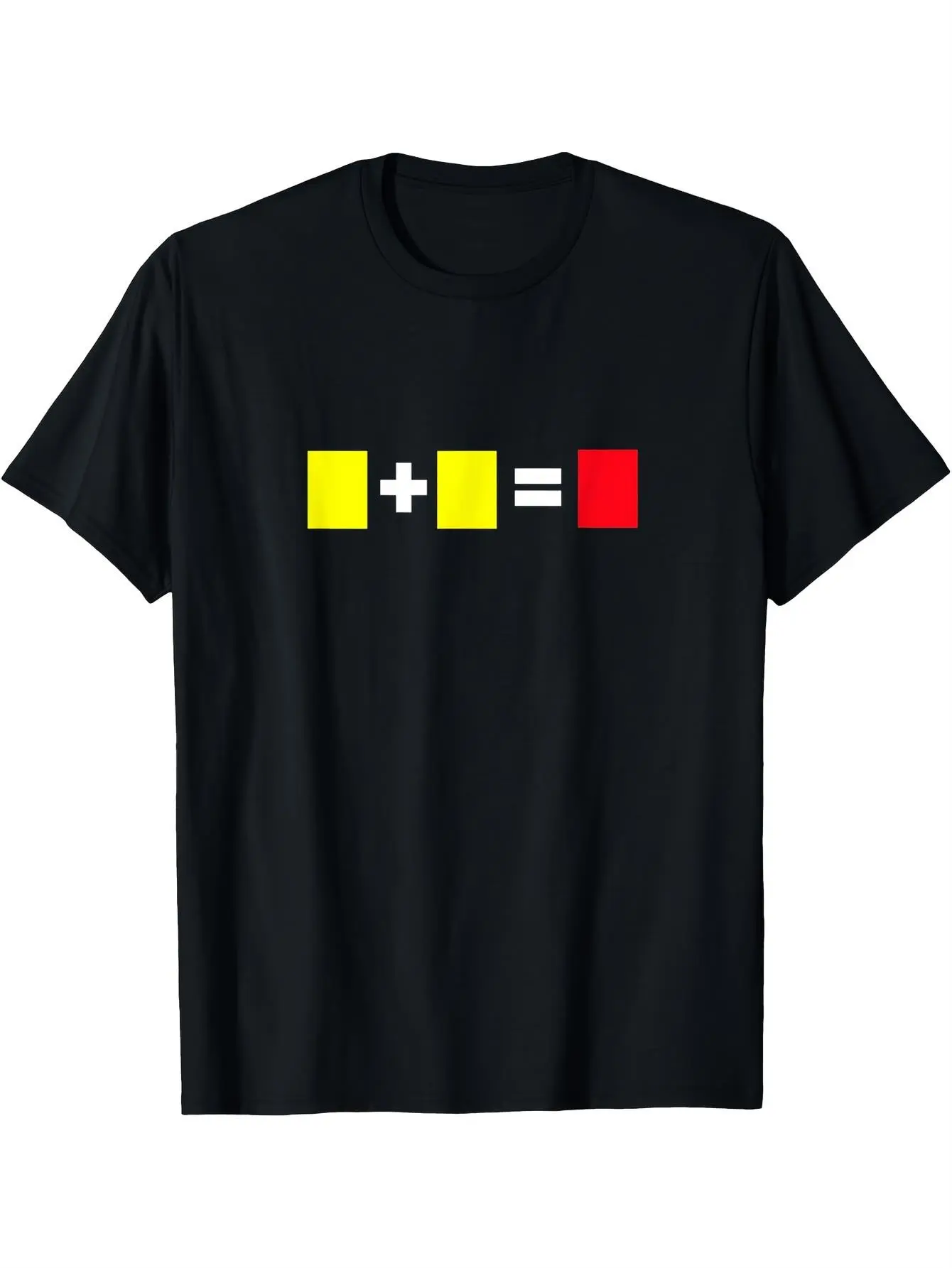 Soccer Referee Shirt Featuring Graphics of Yellow And Red Cards, Designed for Officials, Players, And Fans. This Breathable Shirt Is Machine Washable And Suitable for All Seasons, Perfect for Matches And Training. Ideal Sports Apparel for Game Day