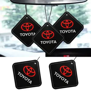 Toyota Car Air Freshener Fragrance Sheet, Decorative Hanging Pendant for Hilux Yaris Corolla Camry Auris Rav4, Ca Prop 65 Compliant