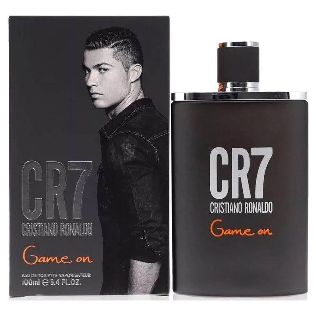 Cristiano Ronaldo CR7 Game On Men's Eau de Toilette (EDT) - 3.4 fl oz, Bold Woody, Citrus Spicy Cardamom Blend, Luxurious Packaged Boxed Fragrance, New in Box, Bold Woody Fragrance, Citrus Spicy Fragrances