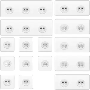 15 Pack Shower  Adhesive Replacement,  Shower Shelf Adhesive for Shower , , No Drilling, for Bathroom Storage Shelves and Kitchen Racks