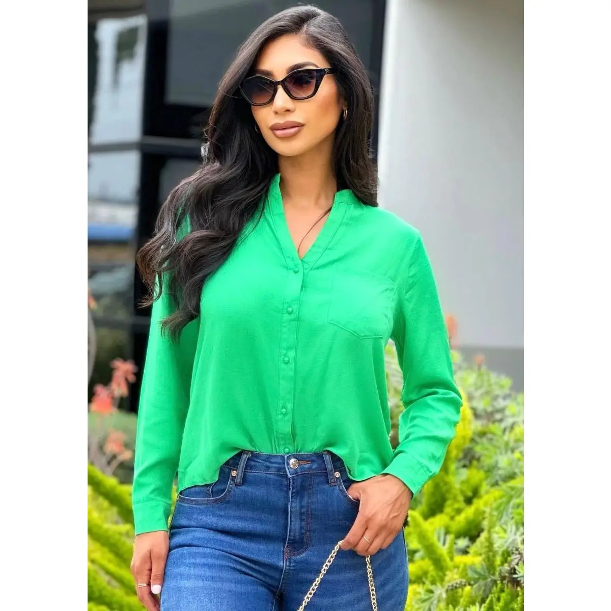 Lara Blouse Green